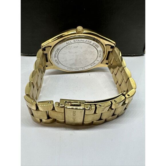 Michael Kors Slim Runway MK3335 Women\'s Gold Tone Analog Dial Wrist Watch JNA242 main image 11